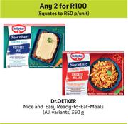 Dr.Oetker Nice And Easy Ready-To-Eat-Meals (All Variants)-For Any 2 x 350g