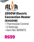 Alva 2000W Electric Convection Heater EIH200B
