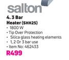 Salton 3 Bar Heater SHH25