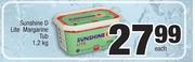 Sunshine D Lite Margarine Tub-1.2Kg Each