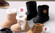 Boys & Girls Snug Boots Size 1-4