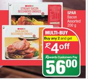 Spar Bacon Assorted-For 2 x 200g