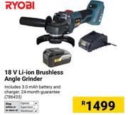 Ryobi 18V Li-Ion Brushless Angle Grinder