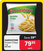 Harvestime Frozen Chips-2Kg Each