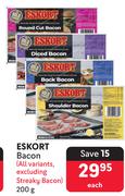 Eskort Bacon-200g Each