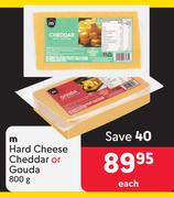 M Hard Cheese Cheddar Or Gouda-800g Each