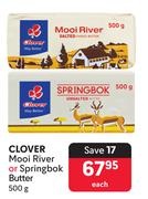 Clover Mooi River Or Springbok Butter-500g Each