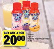 Danone Yogi Sip Drinking Yoghurt(Selected)-3 x 250g