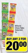 Willards Cheese Naks (Selected)-2 x 5s