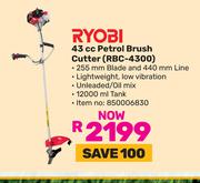 Ryobi 43cc Petrol Brush Cutter RBC-4300