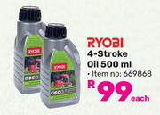 Ryobi 4 Stroke Oil-500ml Each