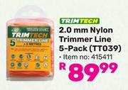 Trimtech 2.0mm Nylon Trimmer Line 5 Pack TT039