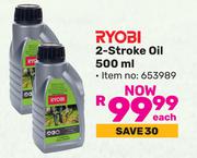 Ryobi 2 Stroke Oil-500ml Each