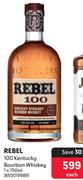Rebel 100 Kentucky Bourbon Whiskey-750ml