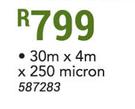 Rhino Zedex SABS-30m x 4m x 250 Micron