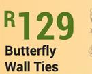 Butterfly Wall Ties 205mm