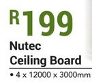 Nutec Ceiling Board-4 x 12000 x 3000mm