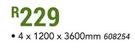 Nutec Ceiling Board-4 x 1200 x 3600mm