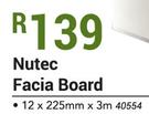 Nutec Facia Board-12 x 225mm x 3m