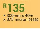 Dampcourse SABS-300mm x 40m x 375 Micron