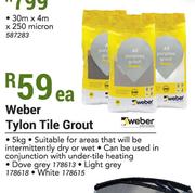 Weber Tylon Tile Grout-5Kg Each
