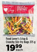 Food Lover's Crisp & Crunchy Stir-Fry Bags-375g