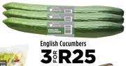 English Cucumbers-For 3