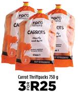 Carrot Thriftpacks-For 3 x 750g