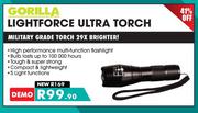 Gorilla Lightforce Ultra Torch