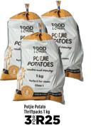 Potjie Potato Thriftpacks-For 3 x 1Kg