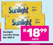 Sunlight Laundry Soap Bar-500g Each