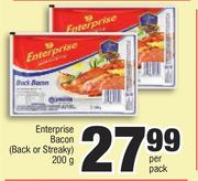 Enterprise Bacon (Back Or Streaky)-200g Per Pack