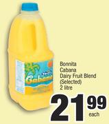 Bonnita Cabana Dairy Fruit Blend (Selected)-2Ltr