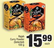 Rajah Curry Powder (Selected)-100g Each