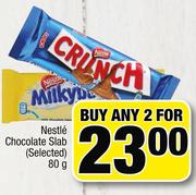 Nestle Chocolate Slab(Selected)-2X80g