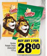 Simba Potato Chips(Selected)-2X125g