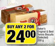 Baker's Original & Best Tennis Biscuits(Selected)-2X200g 