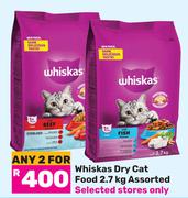 Whiskas Dry Cat Food Assorted-For Any 2 x 2.7kg