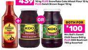 Mrs Ball's Sweet Chilli Sauce 840g + Koo Beetroot 780g Assorted-For Both
