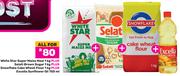 White Star Maize Meal 1Kg+Selati Brown Sugar 1Kg+Snowflake Wheat Flour 1Kg+Excella Oil 750ml-For All