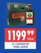 Jagermeister Herbal Lqueur-12 z 200ml