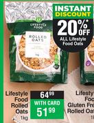 Lifestyle Food Rolled Oats-1Kg
