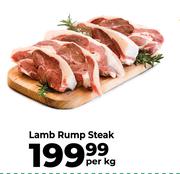Lamb Rump Steak-Per Kg