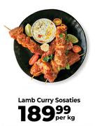 Lamb Curry Sosaties-Per Kg