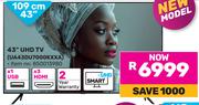 Samsung 109cm (43") UHD TV UA43DU7000KXXA