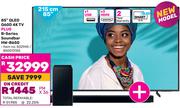 Samsung 215cm (85") QLED Q60D 4K TV Plus B-Series Soundbar HW-B650