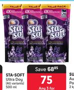 Sta Soft Ultra Doy (All Variants)-For 3 x 500ml