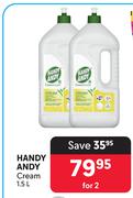 Handy Andy Cream-For 2 x 1.5L