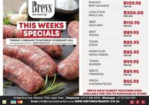 Breys Meat Market : Specials (06 February - 10 February 2024)