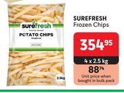 Surefresh Frozen Chips-4 x 2.5Kg
